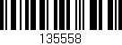 Código de barras (EAN, GTIN, SKU, ISBN): '135558'