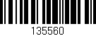 Código de barras (EAN, GTIN, SKU, ISBN): '135560'