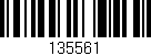 Código de barras (EAN, GTIN, SKU, ISBN): '135561'