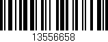 Código de barras (EAN, GTIN, SKU, ISBN): '13556658'