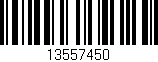 Código de barras (EAN, GTIN, SKU, ISBN): '13557450'
