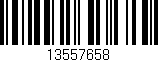 Código de barras (EAN, GTIN, SKU, ISBN): '13557658'