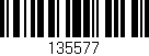 Código de barras (EAN, GTIN, SKU, ISBN): '135577'