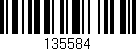 Código de barras (EAN, GTIN, SKU, ISBN): '135584'