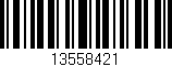 Código de barras (EAN, GTIN, SKU, ISBN): '13558421'
