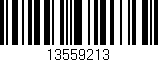 Código de barras (EAN, GTIN, SKU, ISBN): '13559213'