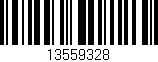 Código de barras (EAN, GTIN, SKU, ISBN): '13559328'