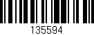 Código de barras (EAN, GTIN, SKU, ISBN): '135594'