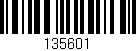 Código de barras (EAN, GTIN, SKU, ISBN): '135601'