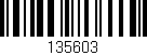 Código de barras (EAN, GTIN, SKU, ISBN): '135603'