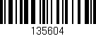 Código de barras (EAN, GTIN, SKU, ISBN): '135604'