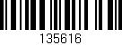 Código de barras (EAN, GTIN, SKU, ISBN): '135616'