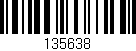 Código de barras (EAN, GTIN, SKU, ISBN): '135638'