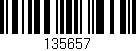 Código de barras (EAN, GTIN, SKU, ISBN): '135657'