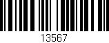 Código de barras (EAN, GTIN, SKU, ISBN): '13567'