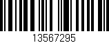 Código de barras (EAN, GTIN, SKU, ISBN): '13567295'