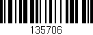 Código de barras (EAN, GTIN, SKU, ISBN): '135706'