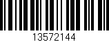 Código de barras (EAN, GTIN, SKU, ISBN): '13572144'