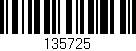 Código de barras (EAN, GTIN, SKU, ISBN): '135725'
