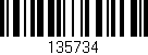 Código de barras (EAN, GTIN, SKU, ISBN): '135734'