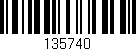 Código de barras (EAN, GTIN, SKU, ISBN): '135740'