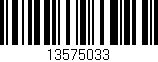 Código de barras (EAN, GTIN, SKU, ISBN): '13575033'