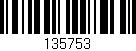 Código de barras (EAN, GTIN, SKU, ISBN): '135753'