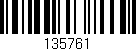 Código de barras (EAN, GTIN, SKU, ISBN): '135761'
