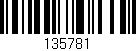 Código de barras (EAN, GTIN, SKU, ISBN): '135781'
