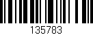 Código de barras (EAN, GTIN, SKU, ISBN): '135783'