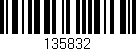 Código de barras (EAN, GTIN, SKU, ISBN): '135832'