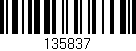 Código de barras (EAN, GTIN, SKU, ISBN): '135837'