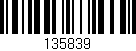 Código de barras (EAN, GTIN, SKU, ISBN): '135839'