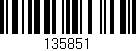 Código de barras (EAN, GTIN, SKU, ISBN): '135851'