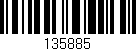 Código de barras (EAN, GTIN, SKU, ISBN): '135885'