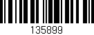 Código de barras (EAN, GTIN, SKU, ISBN): '135899'