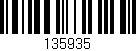 Código de barras (EAN, GTIN, SKU, ISBN): '135935'