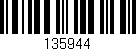 Código de barras (EAN, GTIN, SKU, ISBN): '135944'