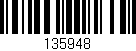 Código de barras (EAN, GTIN, SKU, ISBN): '135948'