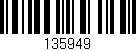 Código de barras (EAN, GTIN, SKU, ISBN): '135949'