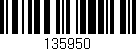 Código de barras (EAN, GTIN, SKU, ISBN): '135950'