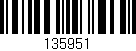 Código de barras (EAN, GTIN, SKU, ISBN): '135951'
