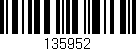 Código de barras (EAN, GTIN, SKU, ISBN): '135952'