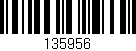 Código de barras (EAN, GTIN, SKU, ISBN): '135956'