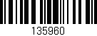 Código de barras (EAN, GTIN, SKU, ISBN): '135960'