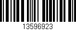 Código de barras (EAN, GTIN, SKU, ISBN): '13596923'