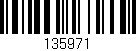 Código de barras (EAN, GTIN, SKU, ISBN): '135971'
