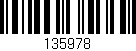 Código de barras (EAN, GTIN, SKU, ISBN): '135978'