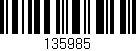 Código de barras (EAN, GTIN, SKU, ISBN): '135985'
