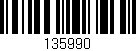 Código de barras (EAN, GTIN, SKU, ISBN): '135990'